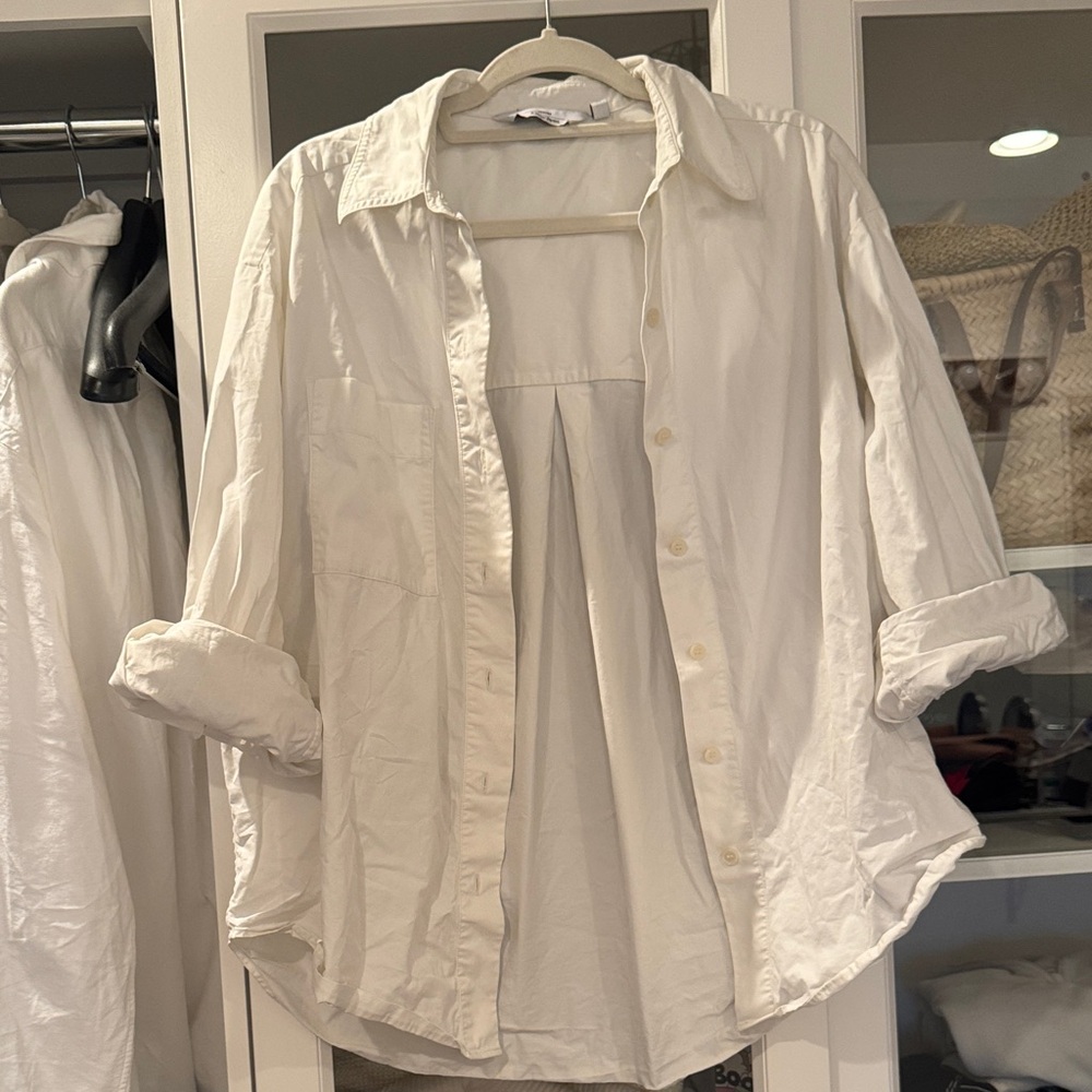 & Other Stories Ivory Blouse (see sizing note)